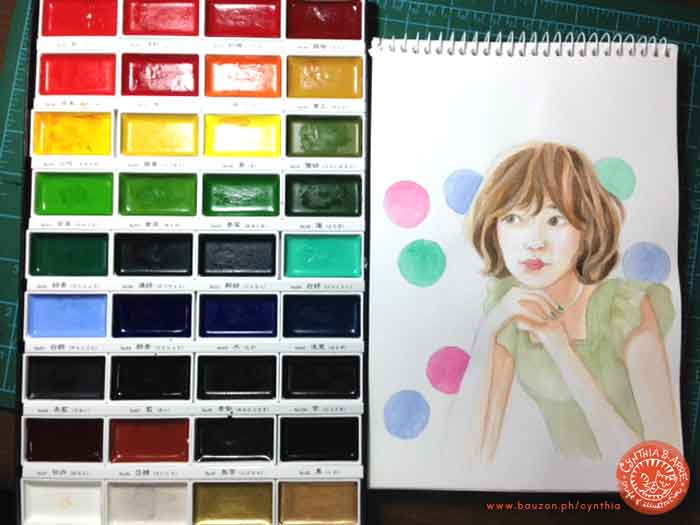 Watercolor Tests: Gansai Tambi, Van Gogh and Prang