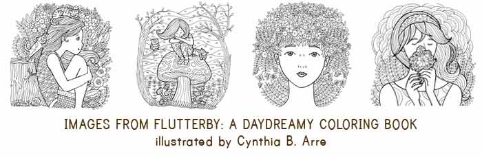 Flutterby Coloring Book by Cynthia Arre