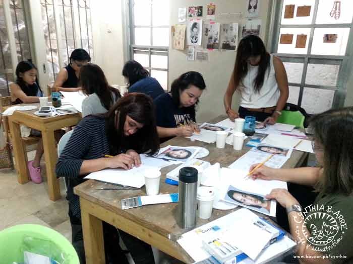 watercolor workshop portraits