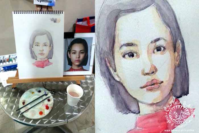 watercolor workshop portraits manila