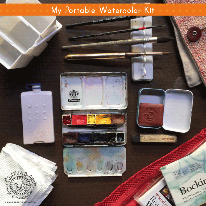 My DIY Portable Watercolor Kit