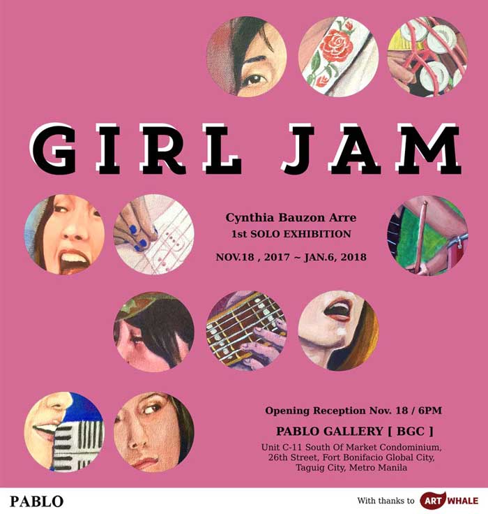 Girl Jam exhibit Cynthia Bauzon Arre Pablo Gallery