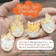 Class Alert: Shrink Plastic Workshop at Hey Kessy, QC | Cynthia, inside.